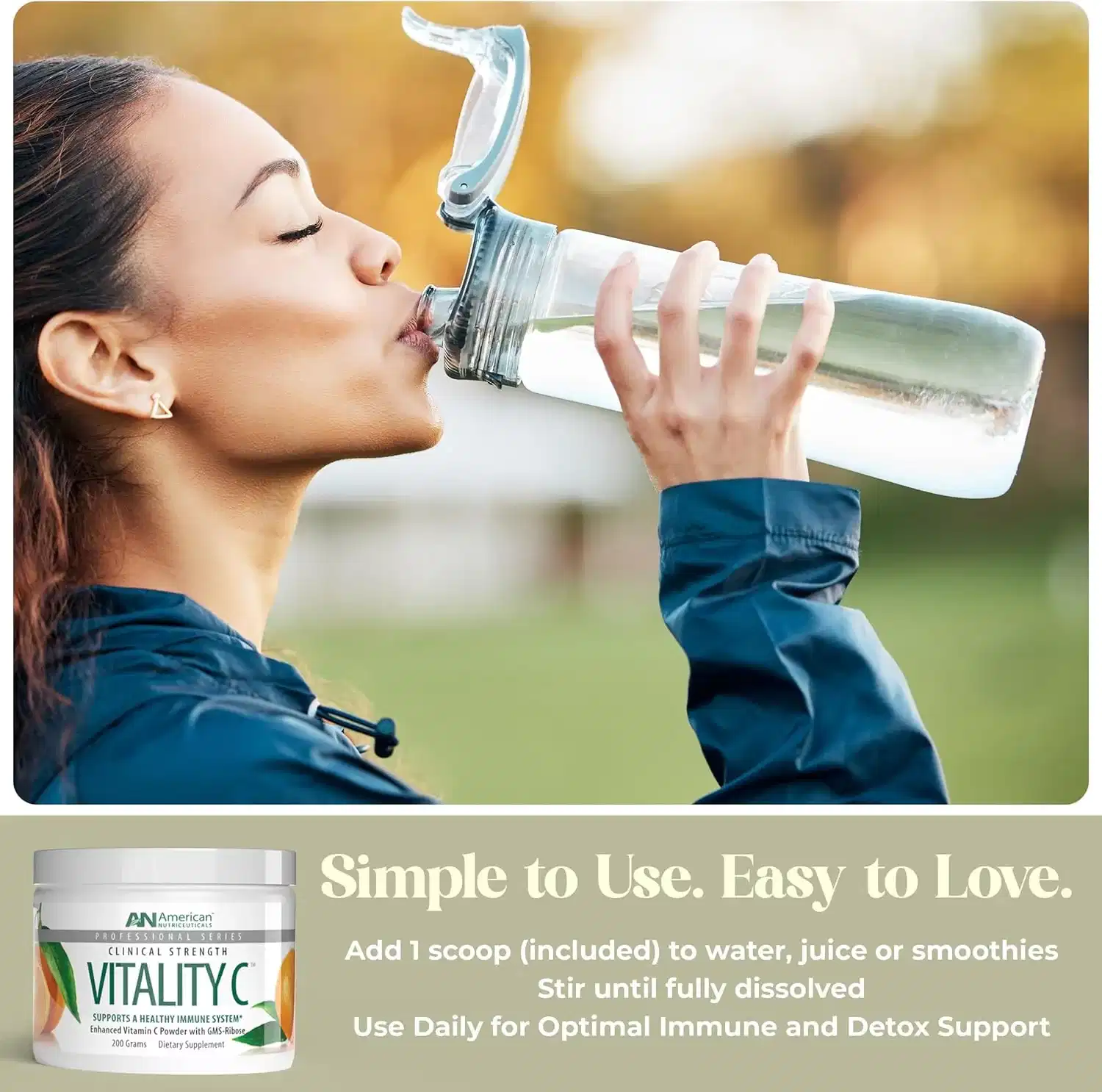 Vitality C- simple to use