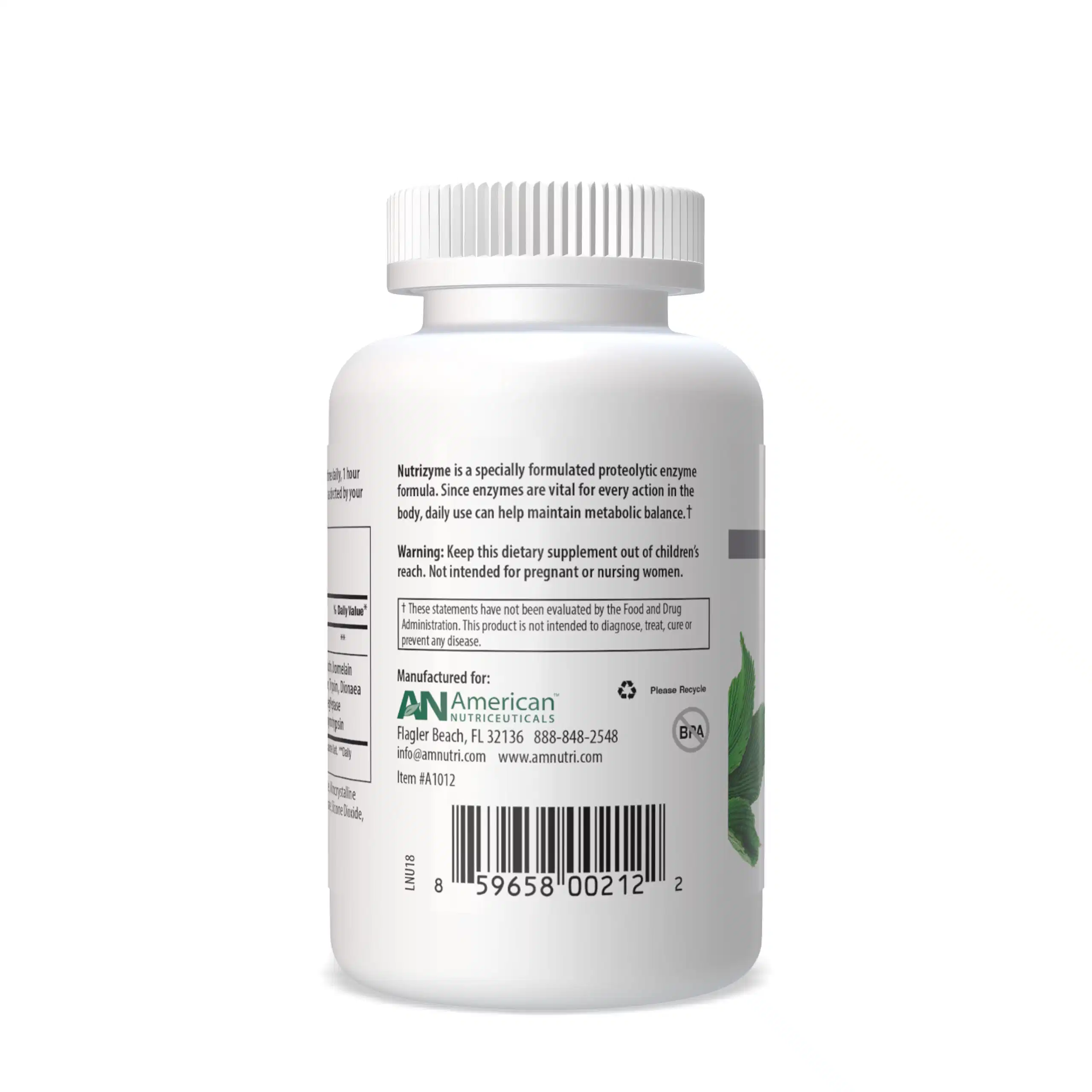 Nutrizyme_120_LNU18_Left